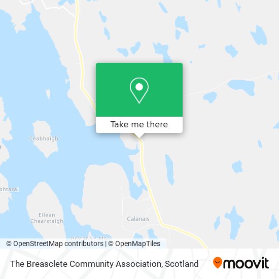 The Breasclete Community Association map