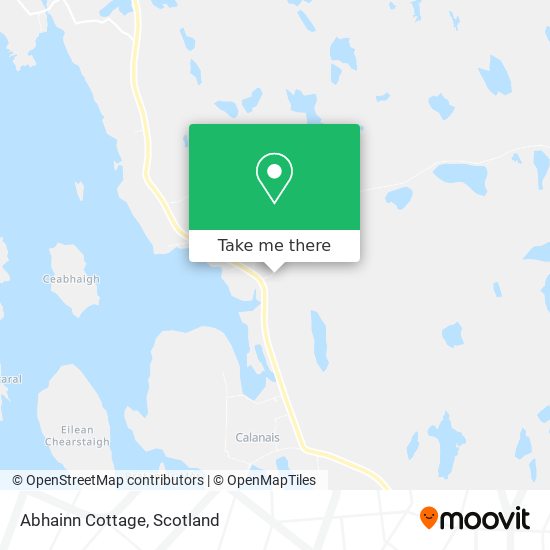 Abhainn Cottage map