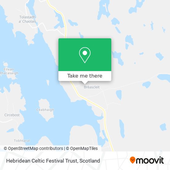 Hebridean Celtic Festival Trust map