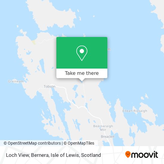 Loch View, Bernera, Isle of Lewis map