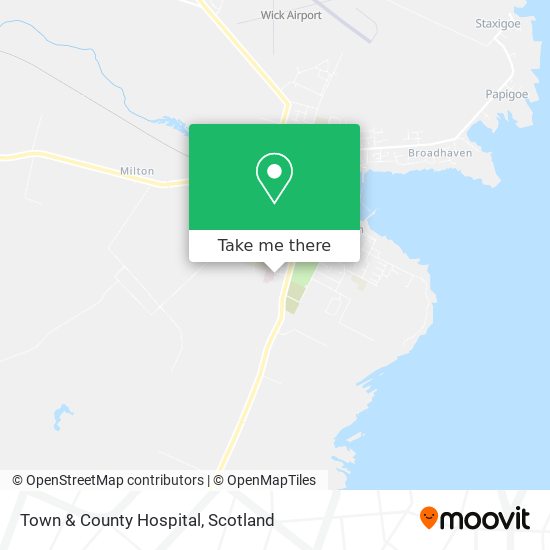 Town & County Hospital map