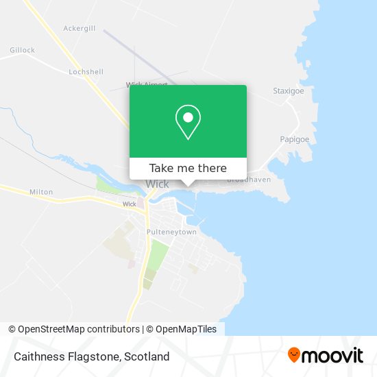 Caithness Flagstone map