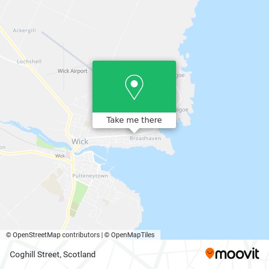 Coghill Street map
