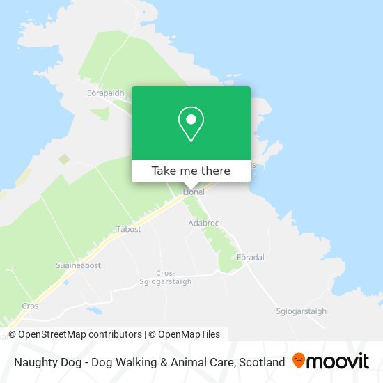 Naughty Dog - Dog Walking & Animal Care map