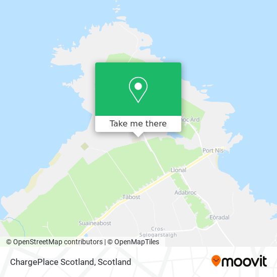 ChargePlace Scotland map