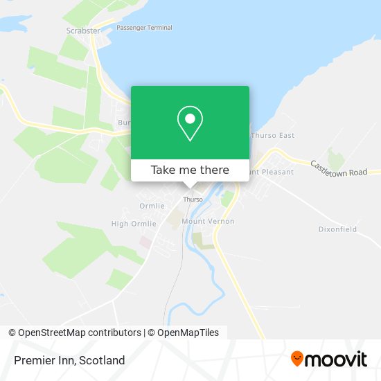 Premier Inn map