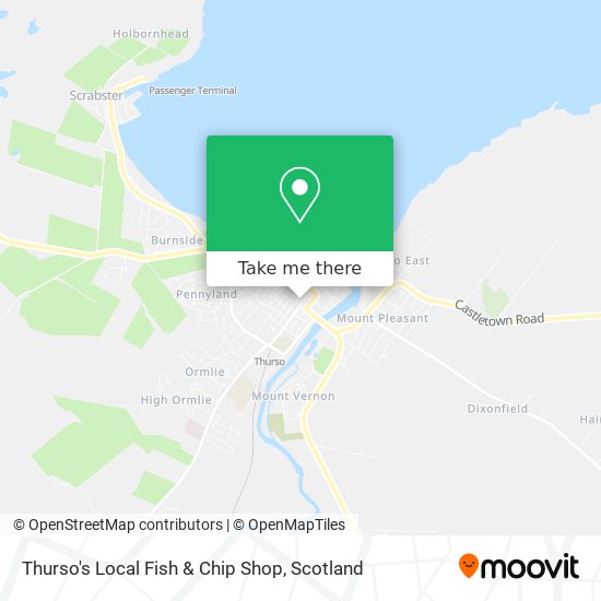 Thurso's Local Fish & Chip Shop map