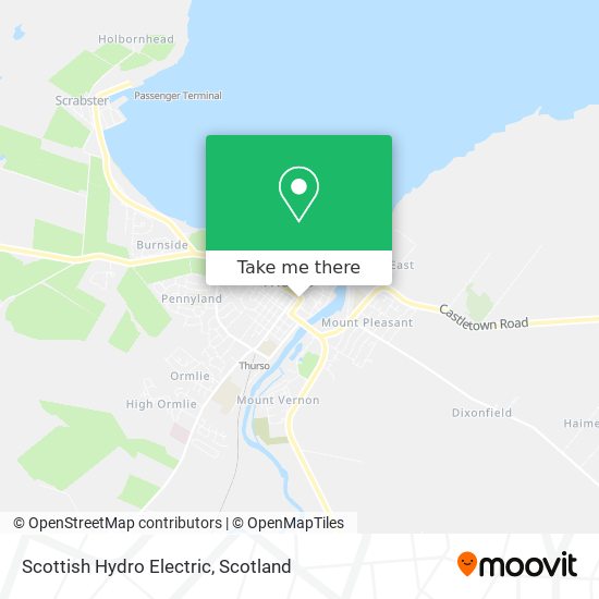 Scottish Hydro Electric map