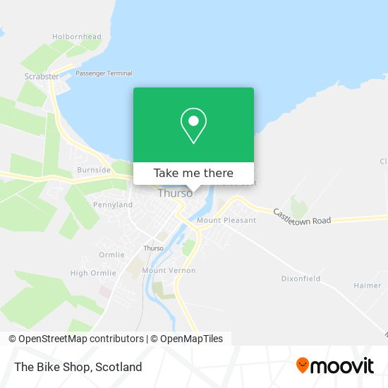 The Bike Shop map