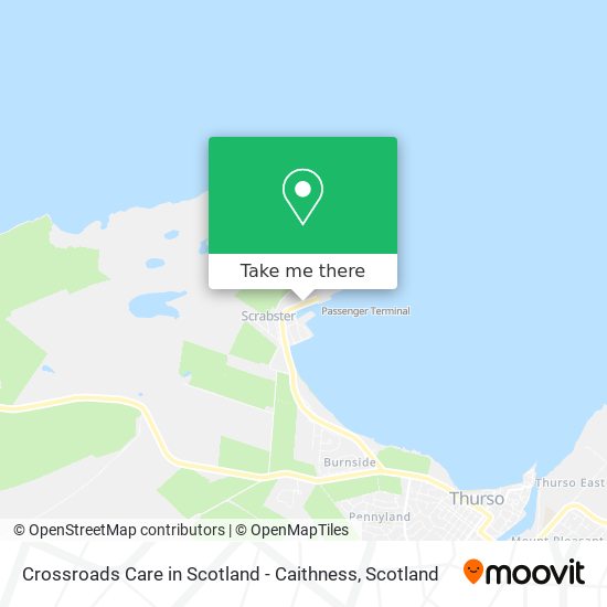 Crossroads Care in Scotland - Caithness map