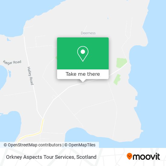 Orkney Aspects Tour Services map