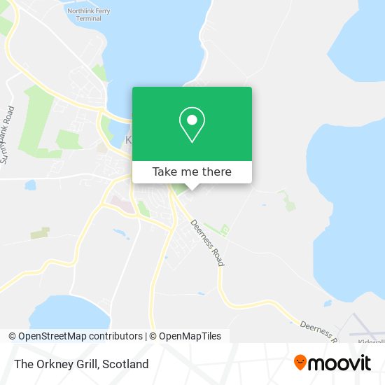 The Orkney Grill map