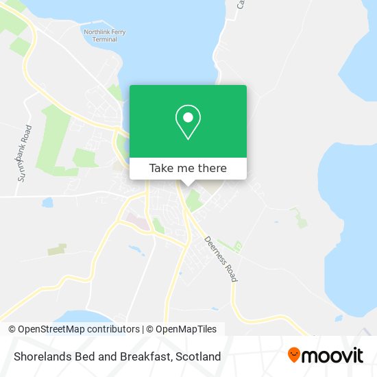 Shorelands Bed and Breakfast map