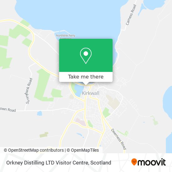 Orkney Distilling LTD Visitor Centre map