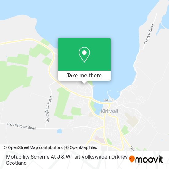 Motability Scheme At J & W Tait Volkswagen Orkney map