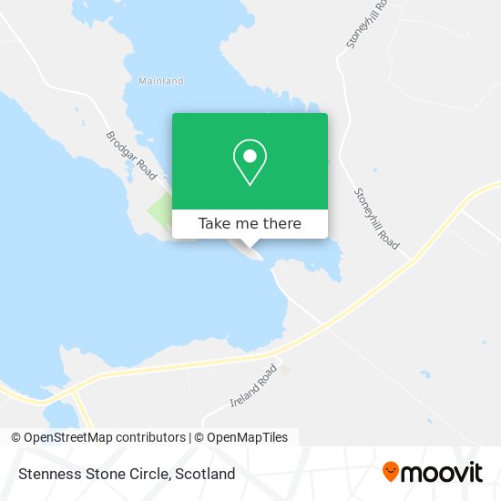 Stenness Stone Circle map