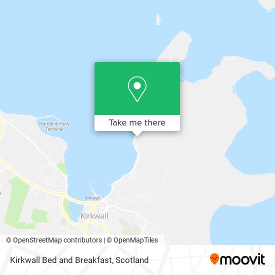 Kirkwall Bed and Breakfast map