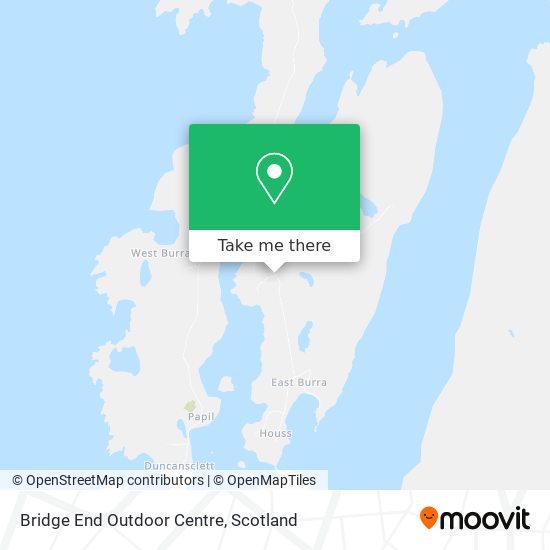 Bridge End Outdoor Centre map