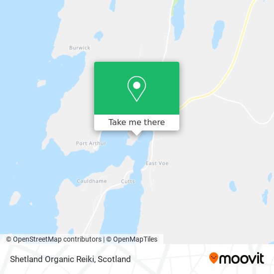 Shetland Organic Reiki map
