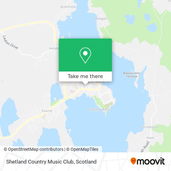 Shetland Country Music Club map