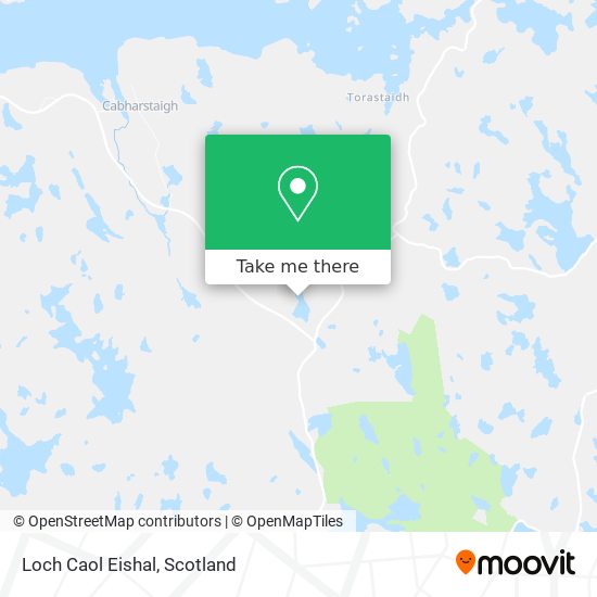 Loch Caol Eishal map