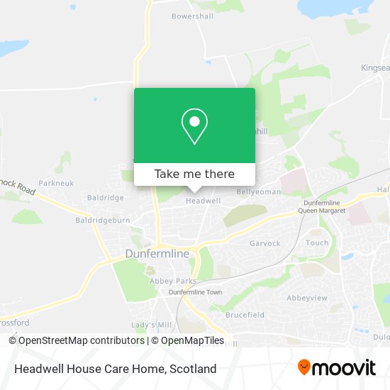 Headwell House Care Home map