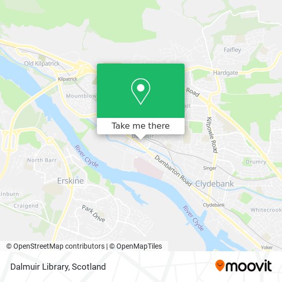 Dalmuir Library map