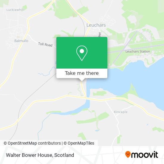 Walter Bower House map