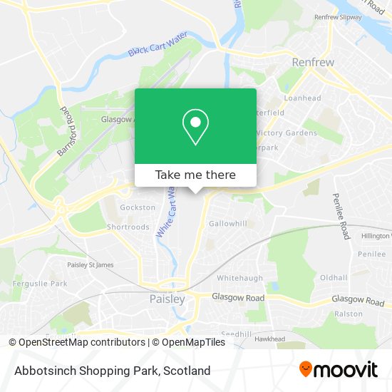 Abbotsinch Shopping Park map