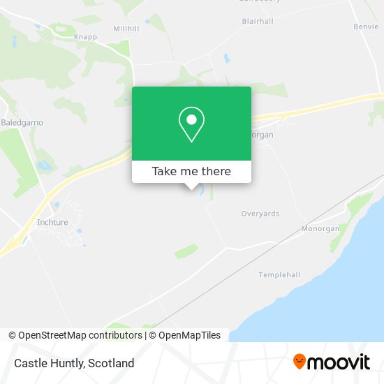 Castle Huntly map