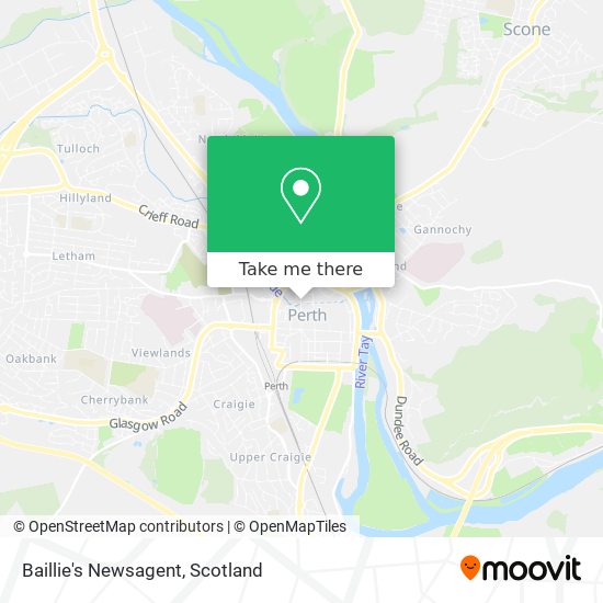 Baillie's Newsagent map