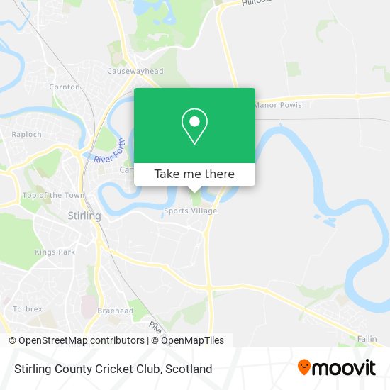 Stirling County Cricket Club map