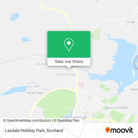 Laxdale Holiday Park map