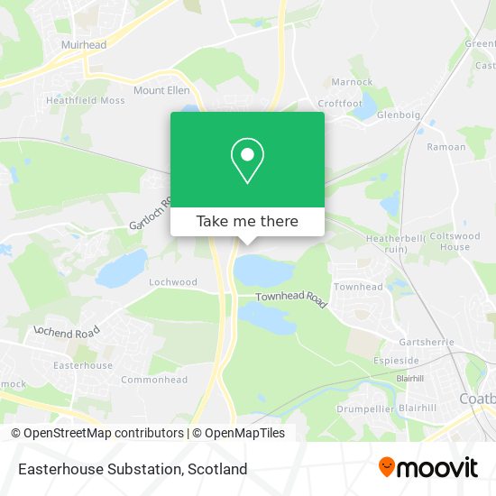 Easterhouse Substation map