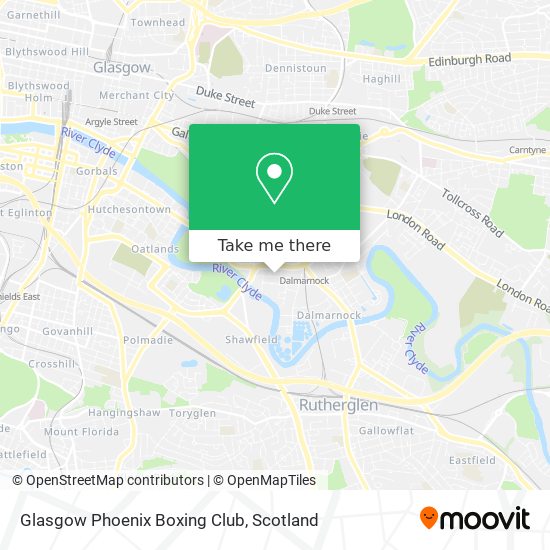Glasgow Phoenix Boxing Club map