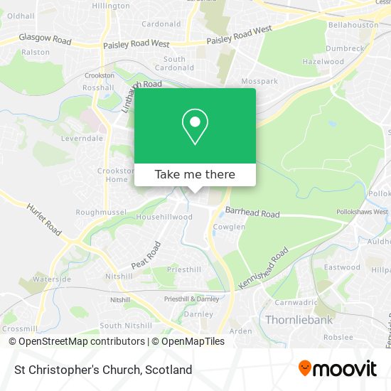 St Christopher's Church map