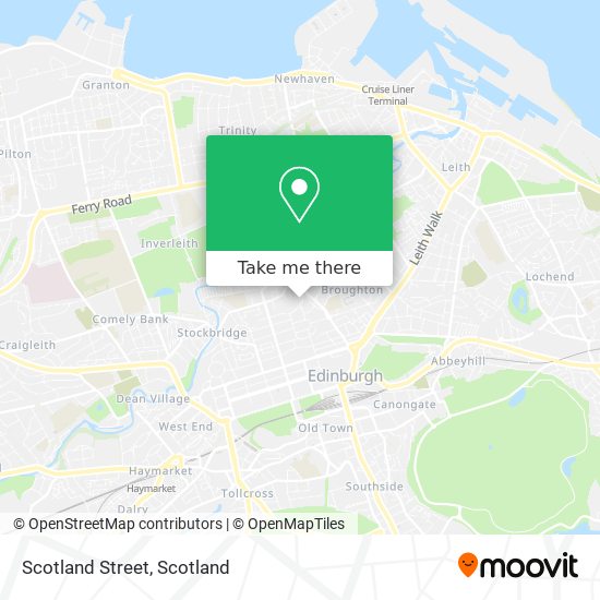 Scotland Street map