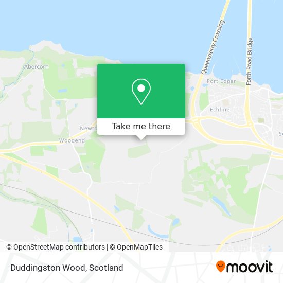 Duddingston Wood map