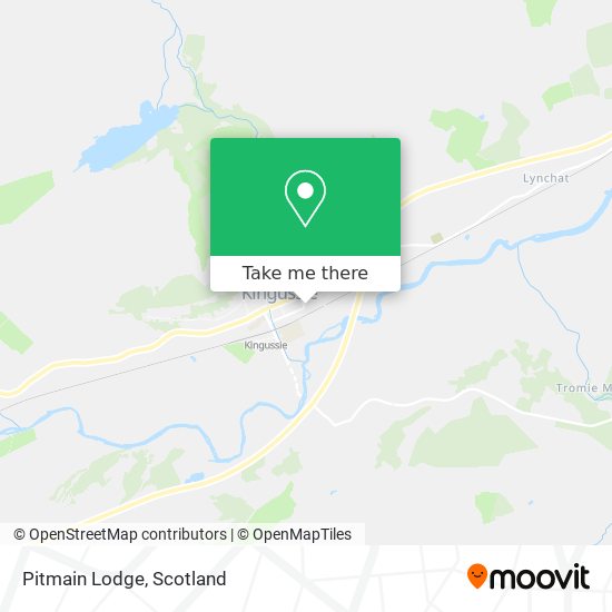 Pitmain Lodge map