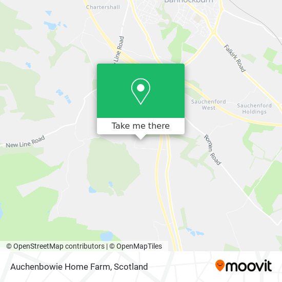 Auchenbowie Home Farm map