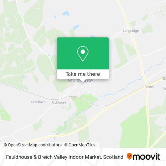 Fauldhouse & Breich Valley Indoor Market map