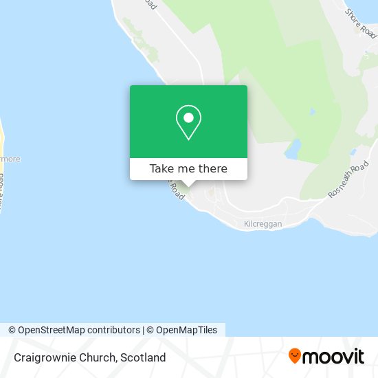 Craigrownie Church map