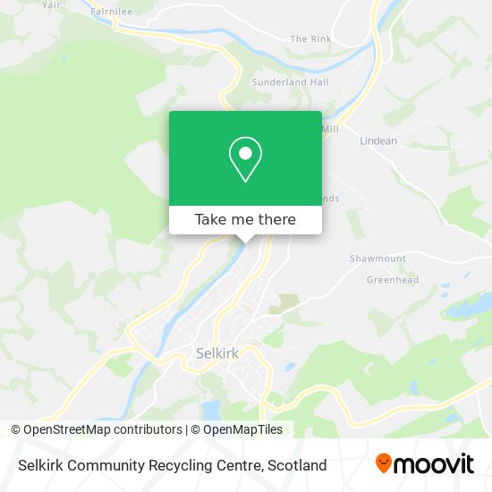 Selkirk Community Recycling Centre map