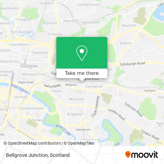 Bellgrove Junction map