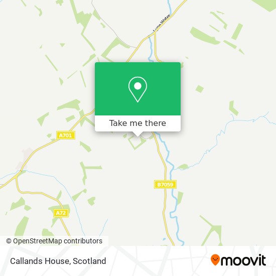 Callands House map
