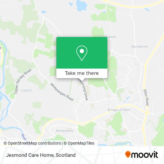 Jesmond Care Home map
