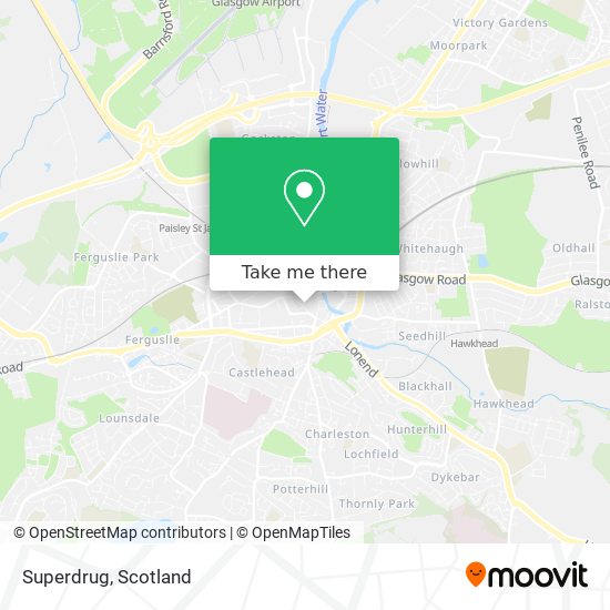 Superdrug map