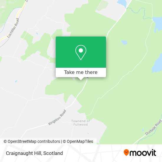 Craignaught Hill map