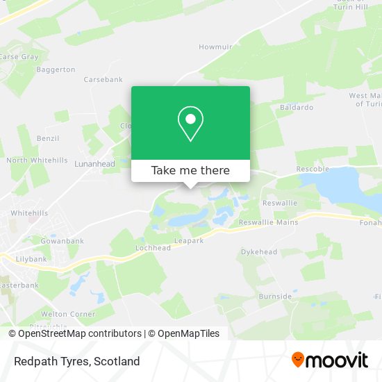 Redpath Tyres map