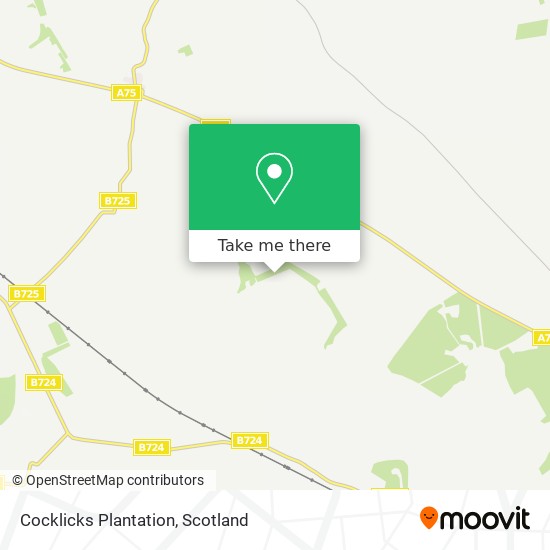 Cocklicks Plantation map